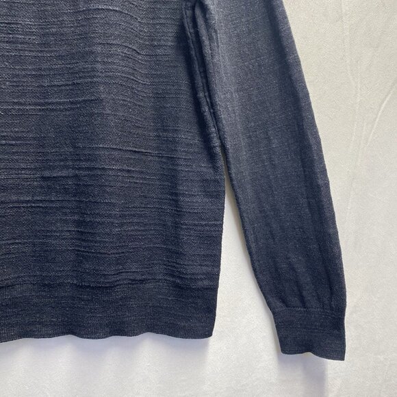 J.CREW/JEANS Slim Knit Long Sleeve Crew Neck Pullover Sweater Men Charcoal Used - Picture 16 of 16